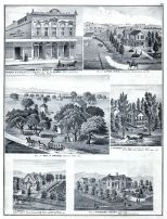 J.E. Brown, Theodore Lenzen Residence, Geo. H. Briggs, J.E. Rucker, Rea Block, Alfred Chew, Santa Clara County 1876
